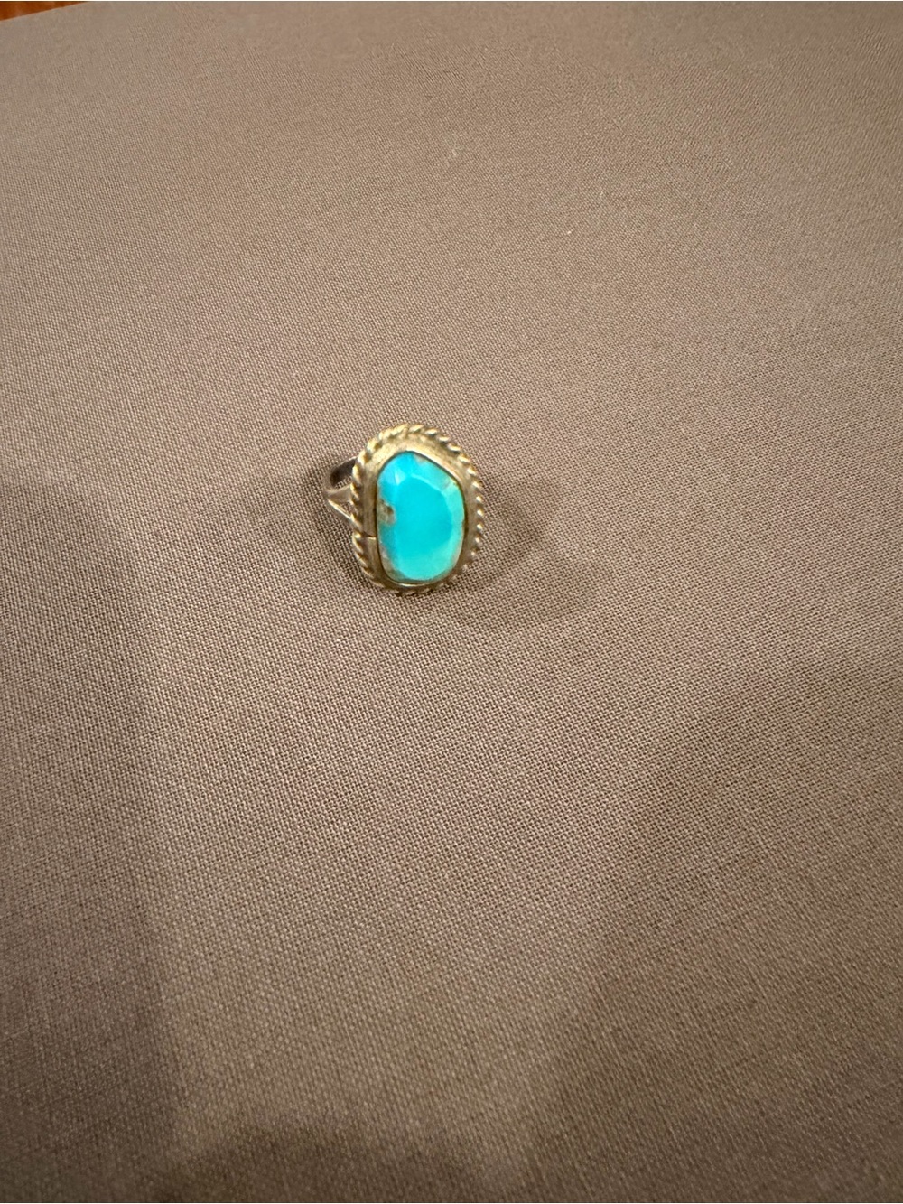 Turquoise and Sterling Silver Ring